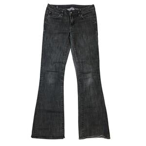 David Bitton Buffalo Black Jeans Size 28 Felow mid Rise Stretch Flare